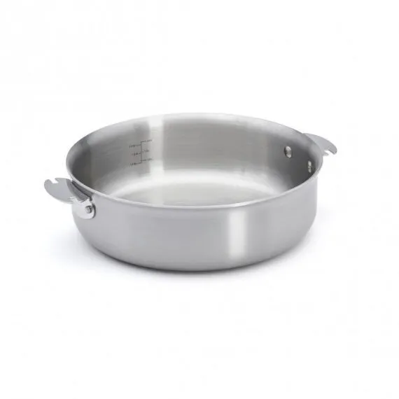 Sauteuse droite en inox multicouche alchimy loqy ø24cm
